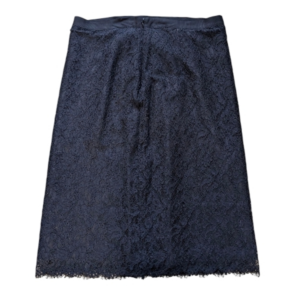 Brooks Brothers Black Lace Pencil Skirt Size 12 New With Tags - Picture 2 of 5